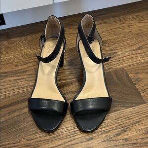 Naturalizer Black Leather Women's Heels